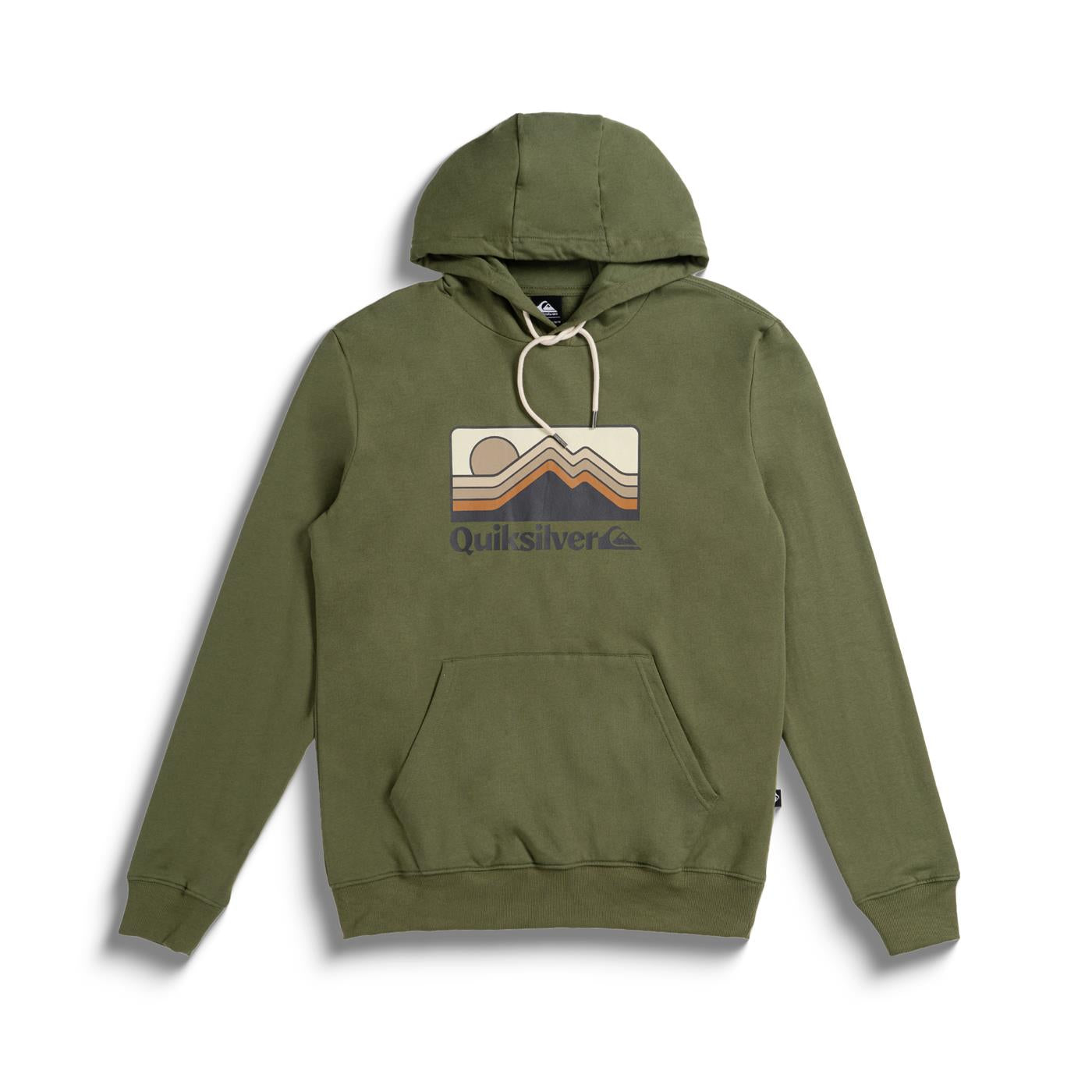 Quiksilver QS Gradient Mountains Hoodie Four Leaf Clover  - EQYSF03153-GPH0