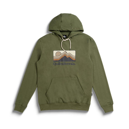Quiksilver QS Gradient Mountains Hoodie Four Leaf Clover  - EQYSF03153-GPH0