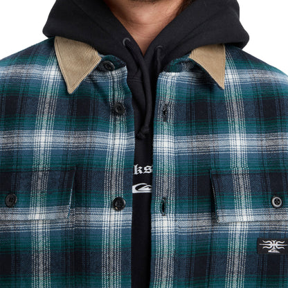Quiksilver Shadow Check Shirt Orion Blue  - EQYWT04643-BRG1