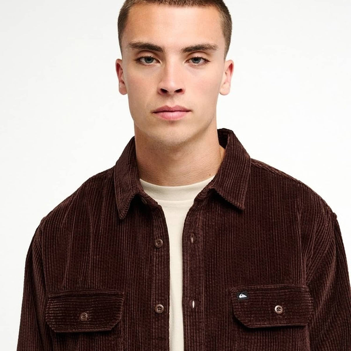 Quiksilver Venture Cord Shirt Java  - EQYWT04646-CTF0