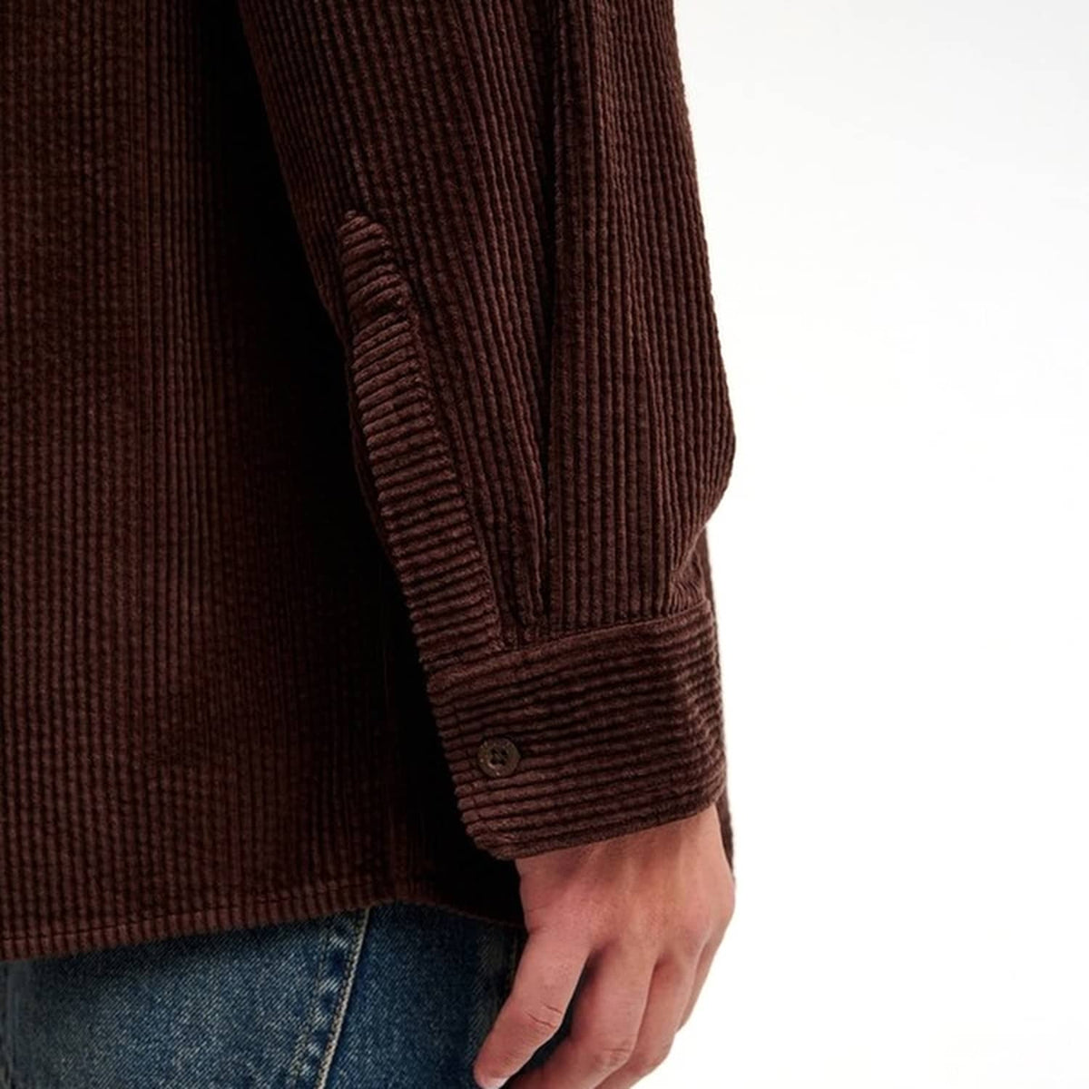 Quiksilver Venture Cord Shirt Java  - EQYWT04646-CTF0