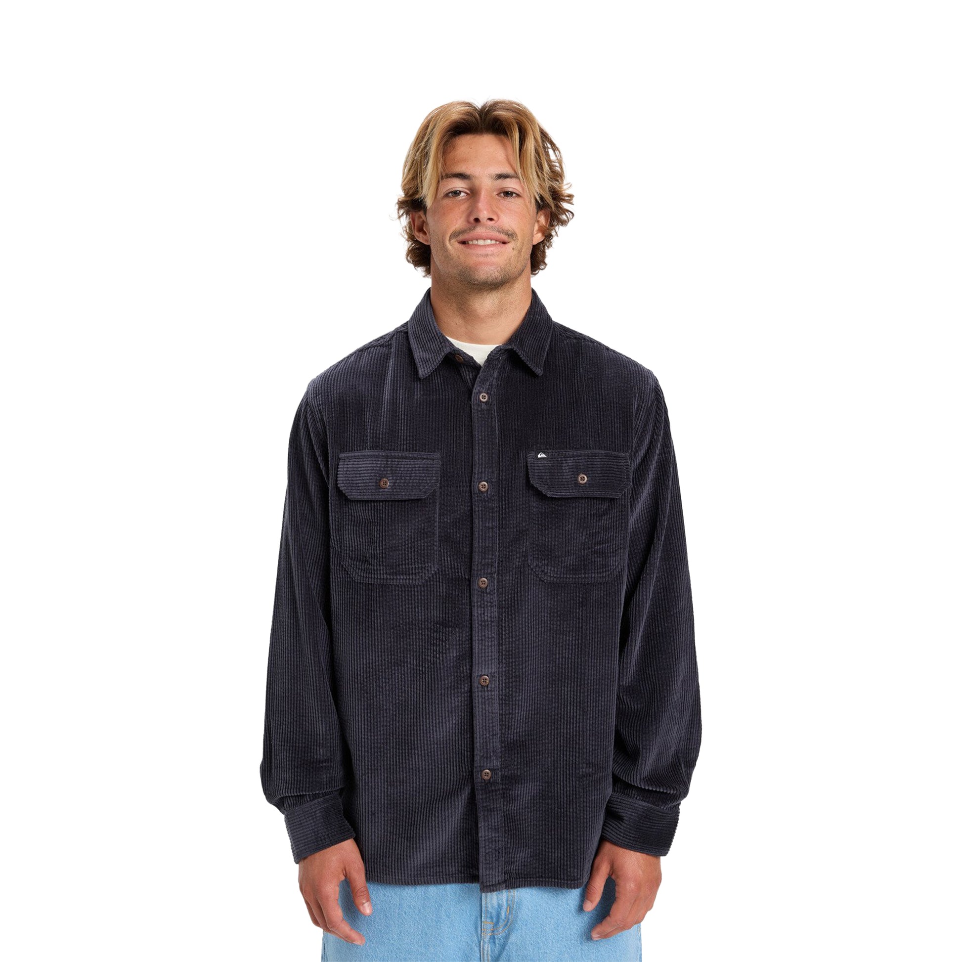 Quiksilver Venture Cord Shirt India Ink  - EQYWT04646-KSH0