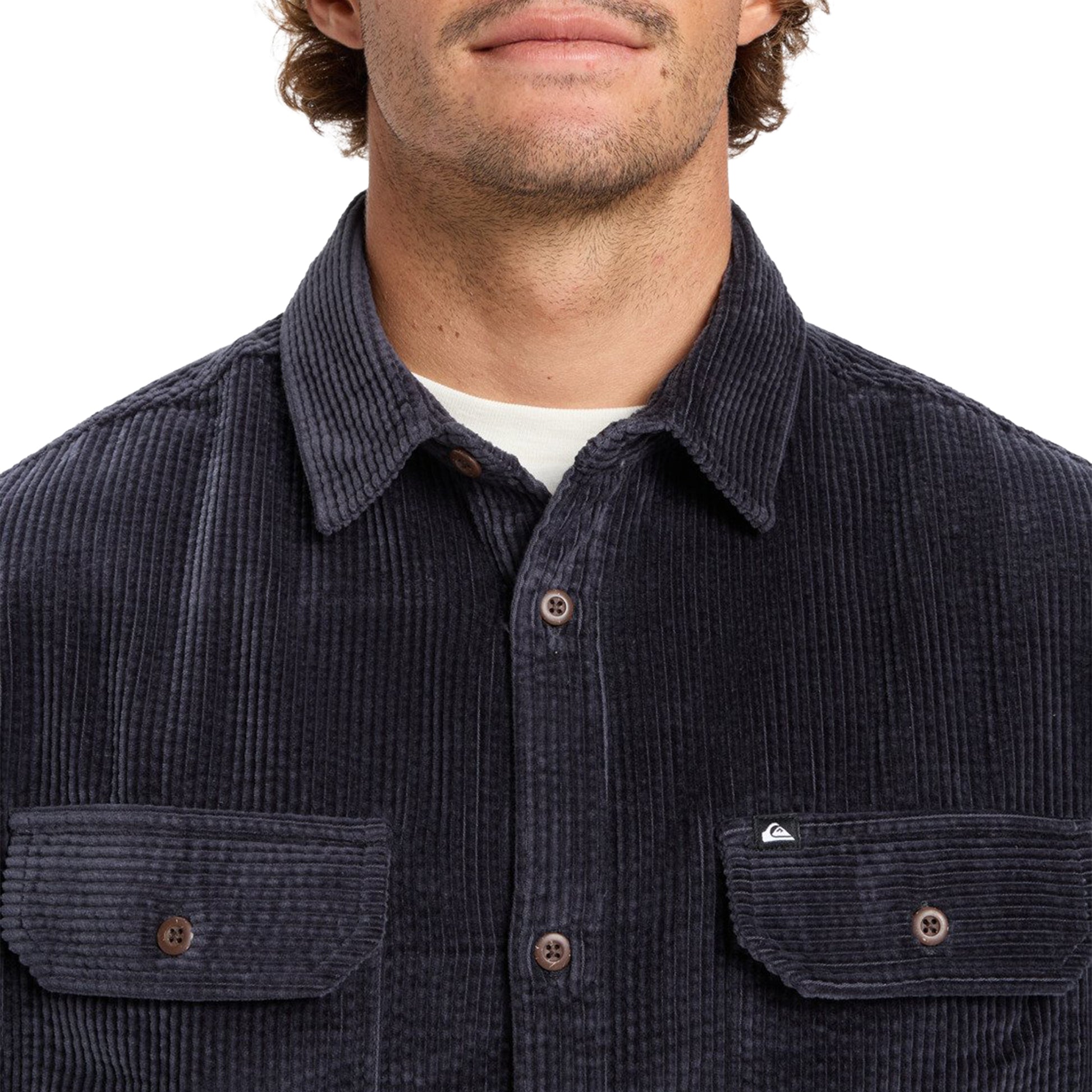 Quiksilver Venture Cord Shirt India Ink  - EQYWT04646-KSH0