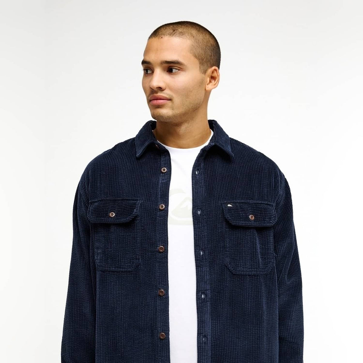 Quiksilver Venture Cord Shirt Dark Navy  - EQYWT04646-KTP0