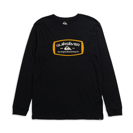 Quiksilver Mind Barrel LS Tee Black  - EQYZT07512-KVJ0