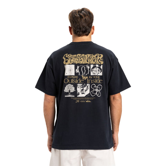 Quiksilver HW Outside Inside SS Tee Black  - EQYZT08032-KVJ0