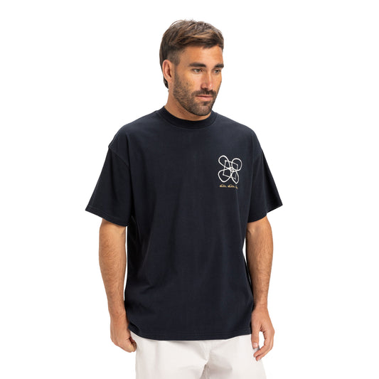 Quiksilver HW Outside Inside SS Tee Black  - EQYZT08032-KVJ0