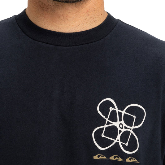 Quiksilver HW Outside Inside SS Tee Black  - EQYZT08032-KVJ0