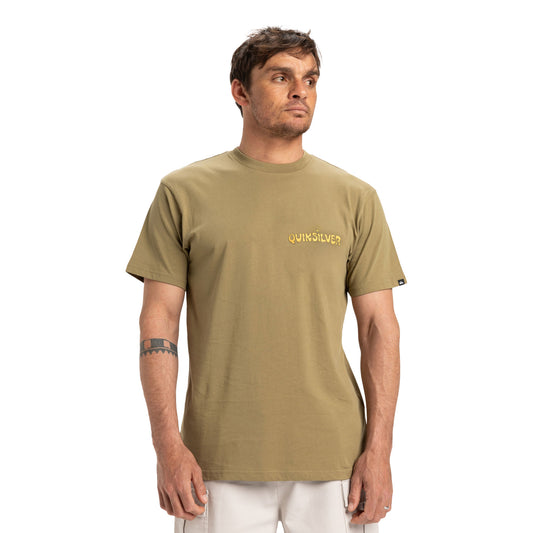 Quiksilver Ev Disconnect Effects SS Tee Aloe  - EQYZT08049-TMZ0