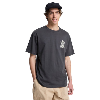 Quiksilver Evo Blossom Of Peace SS Tee Tarmac  - EQYZT08264-KTA0