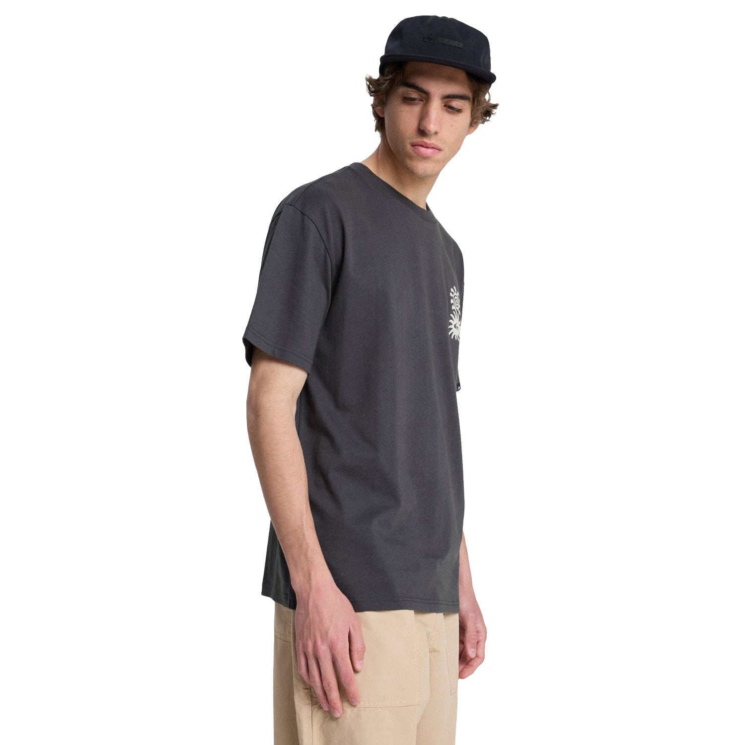Quiksilver Evo Blossom Of Peace SS Tee Tarmac  - EQYZT08264-KTA0
