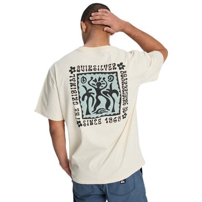 Quiksilver Serenity Splash SS Tee Bone White  - EQYZT08300-WBS0