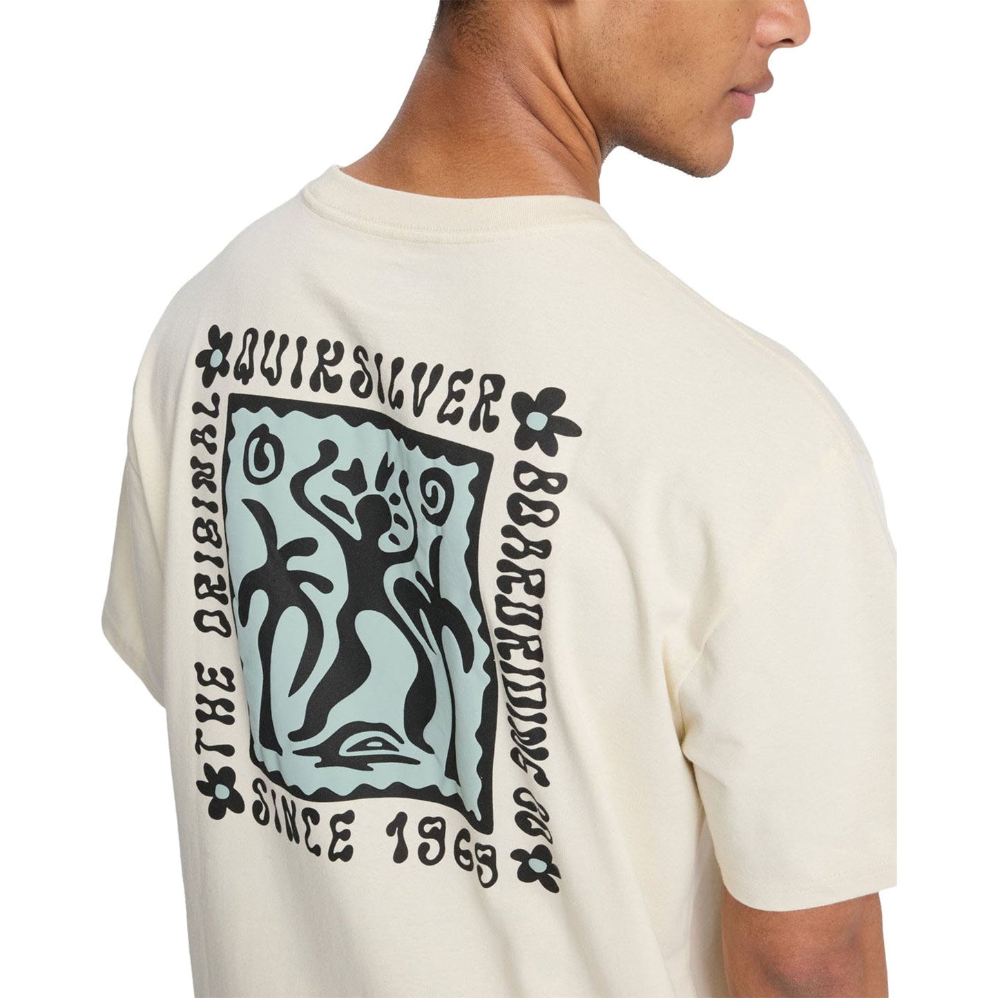 Quiksilver Serenity Splash SS Tee Bone White  - EQYZT08300-WBS0