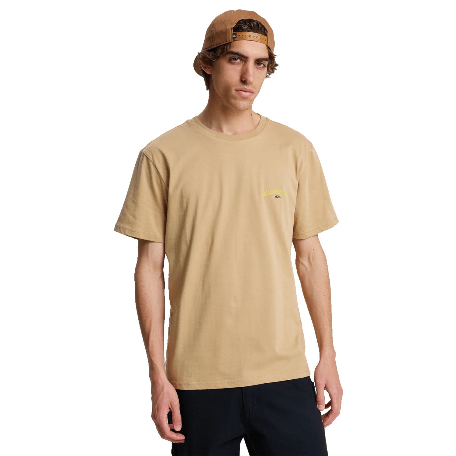 Quiksilver Tap In SS Tee Khaki  - EQYZT08307-CJZ0