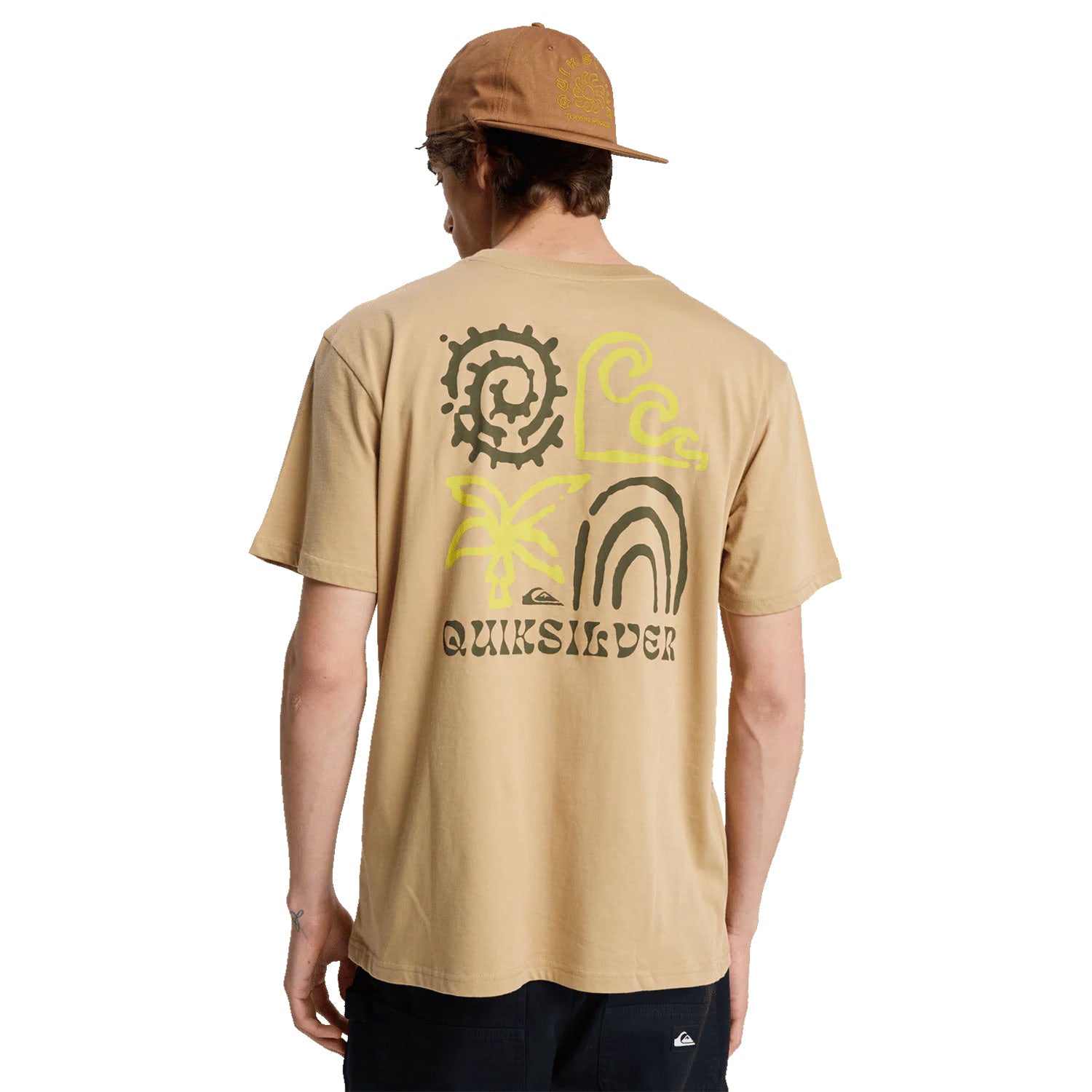 Quiksilver Tap In SS Tee Khaki  - EQYZT08307-CJZ0