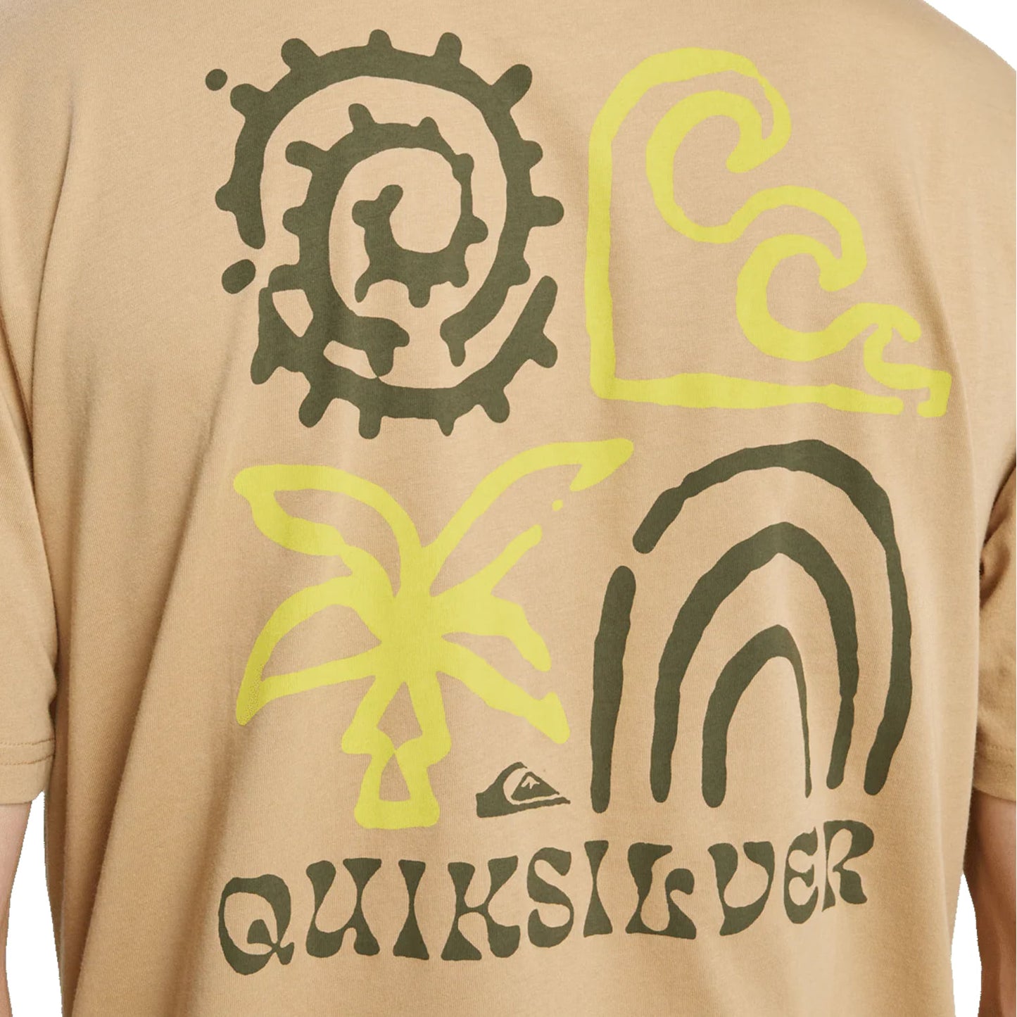 Quiksilver Tap In SS Tee Khaki  - EQYZT08307-CJZ0