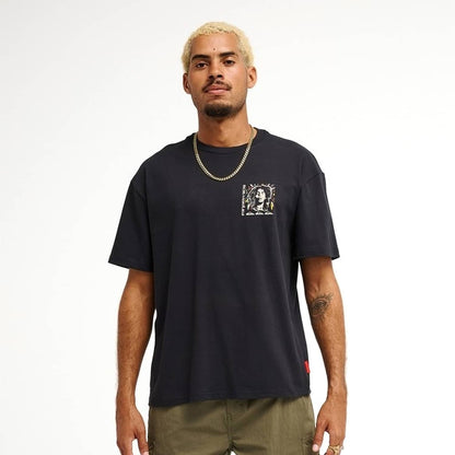 Quiksilver Bob Marley Warhead SS Tee Black  - EQYZT08487-KVJ0