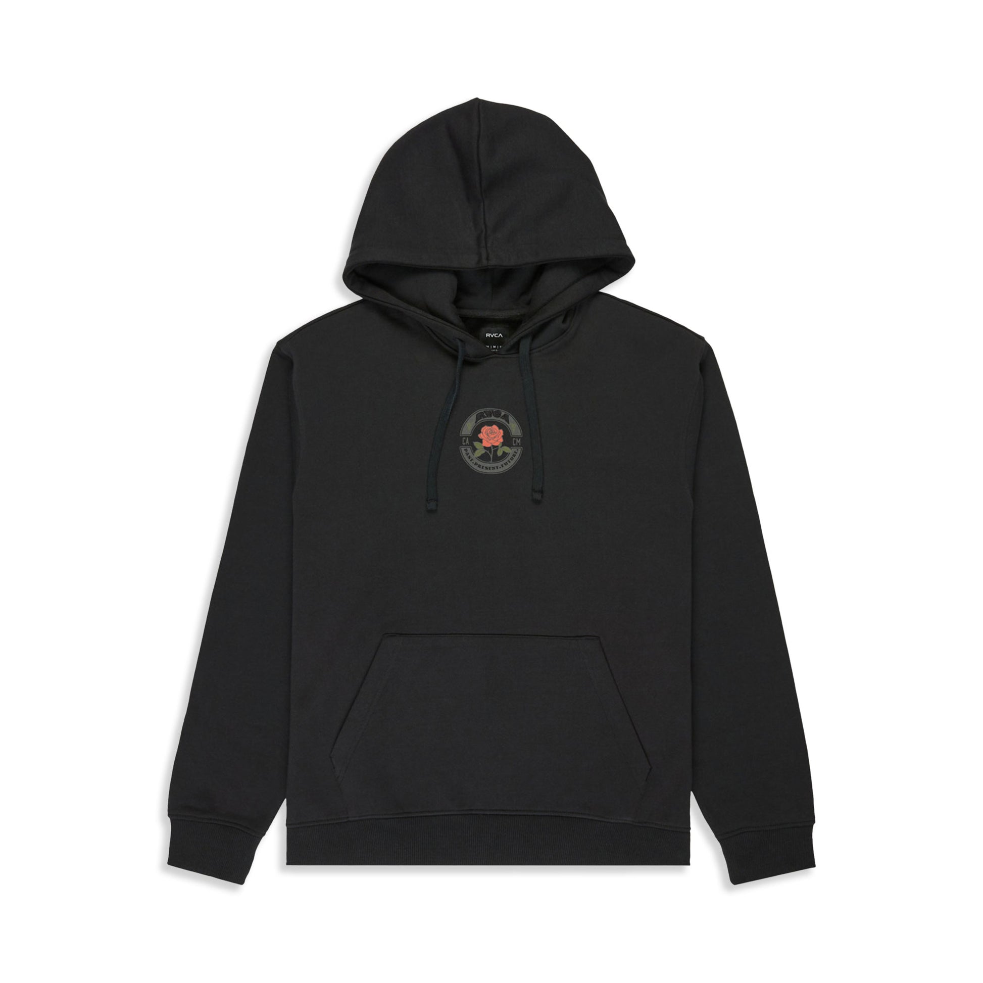 RVCA Roses Poster Hoodie Black  - EVYSF00135-BLK