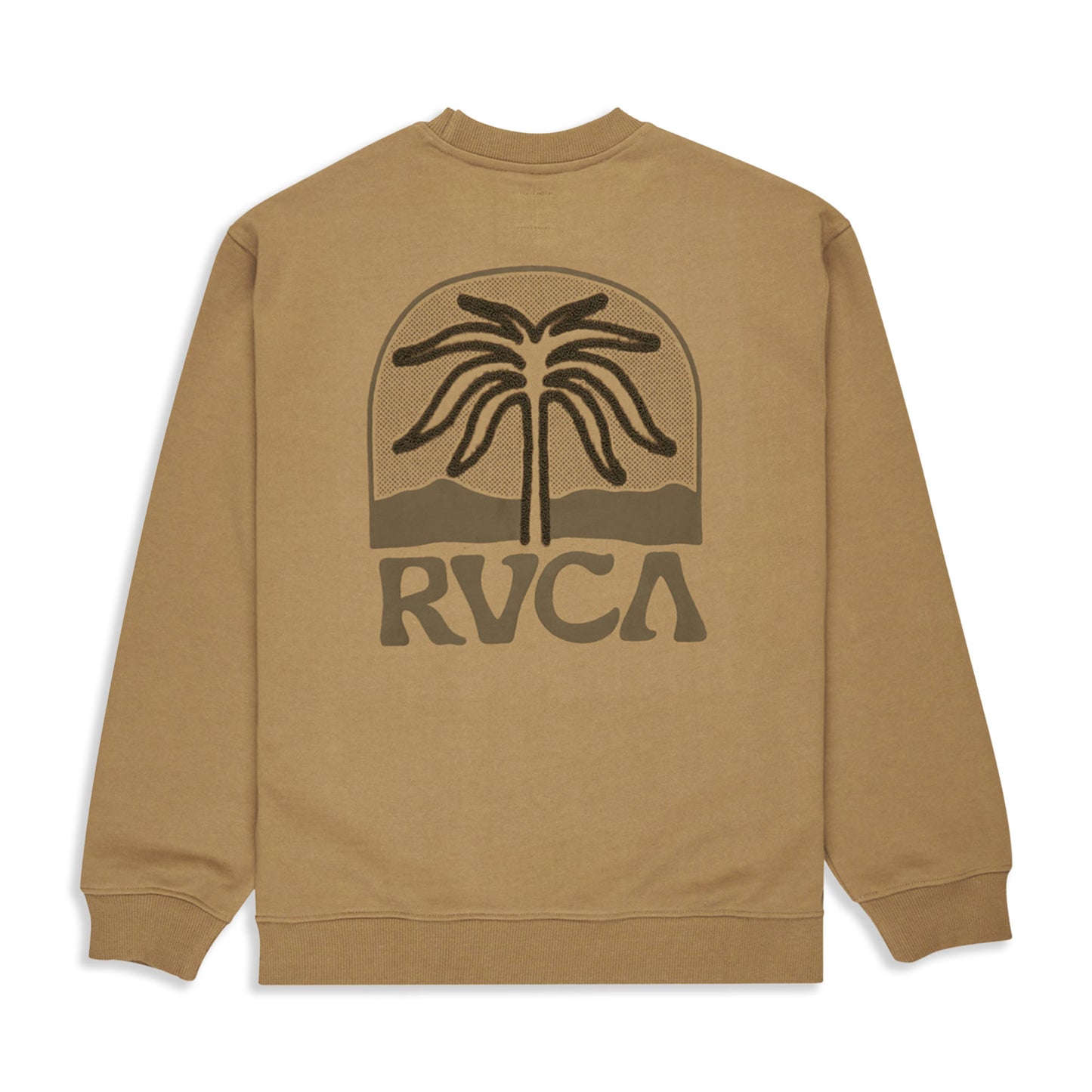 RVCA Palm Crest Crew Coyote  - EVYSF00141-CYT