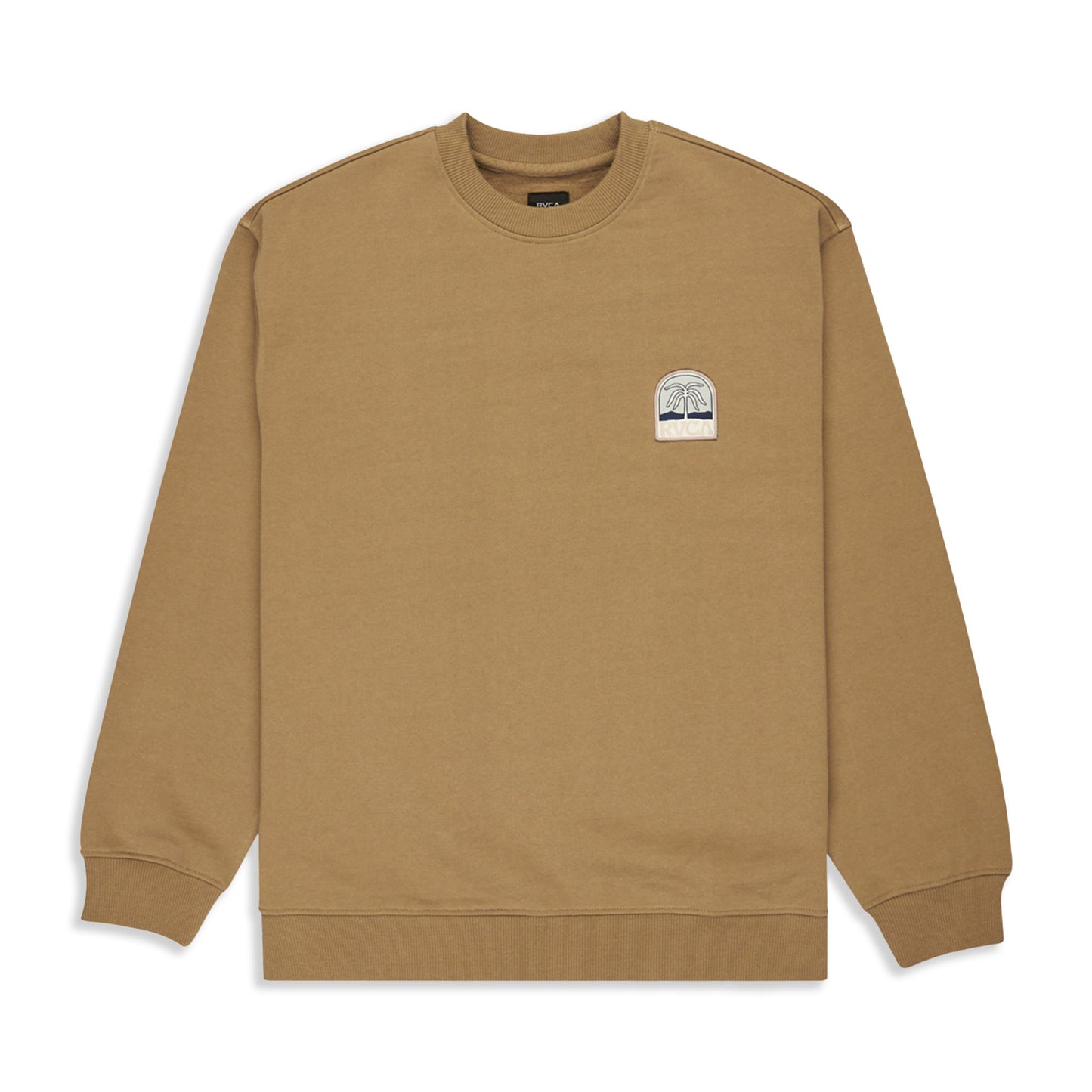 RVCA Palm Crest Crew Coyote  - EVYSF00141-CYT
