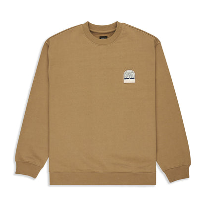RVCA Palm Crest Crew Coyote  - EVYSF00141-CYT