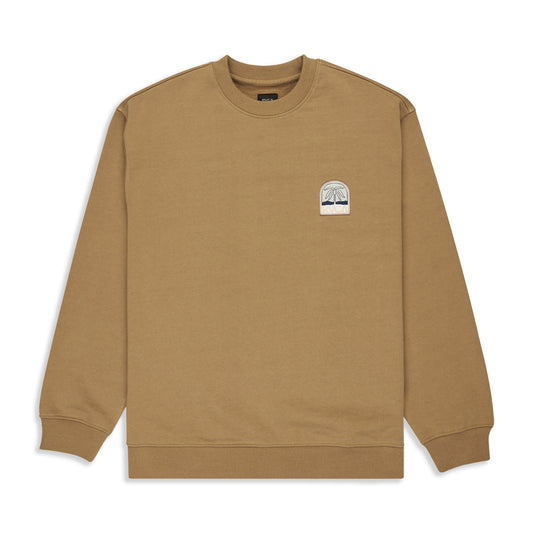 RVCA Palm Crest Crew Coyote  - EVYSF00141-CYT