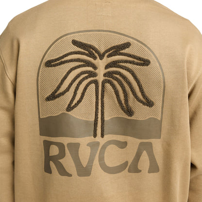 RVCA Palm Crest Crew Coyote  - EVYSF00141-CYT