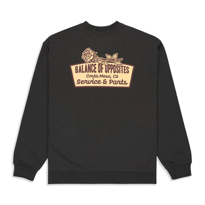 RVCA Rose Sign Crew Pirate Black  - EVYSF00143-PTK