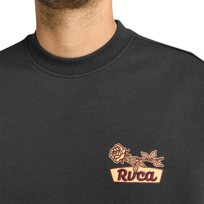 RVCA Rose Sign Crew Pirate Black  - EVYSF00143-PTK