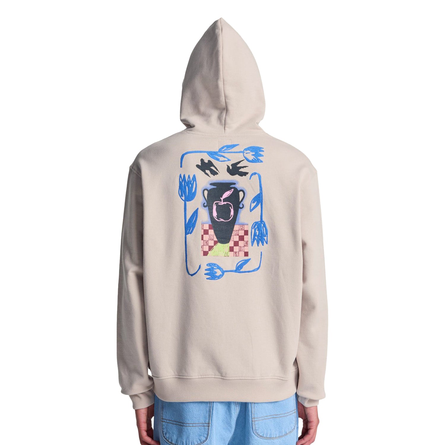 RVCA Antonia Figueiredo Love Birds Hoodie Moonbeam  - EVYSF00146-SEZ0