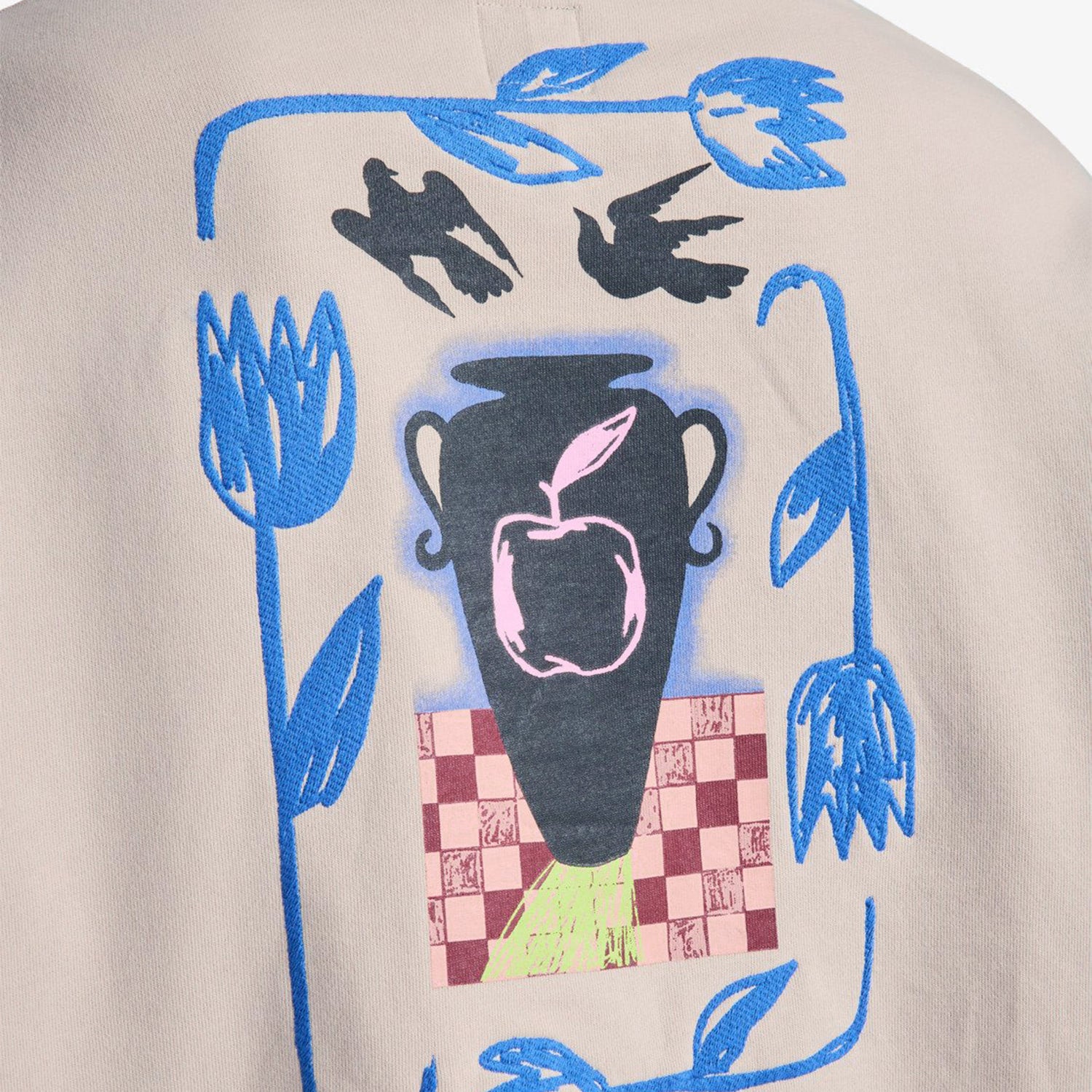 RVCA Antonia Figueiredo Love Birds Hoodie Moonbeam  - EVYSF00146-SEZ0