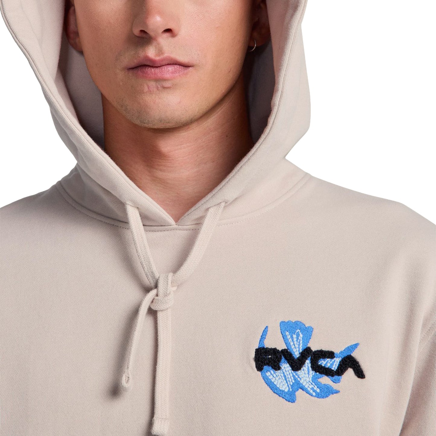 RVCA Antonia Figueiredo Love Birds Hoodie Moonbeam  - EVYSF00146-SEZ0