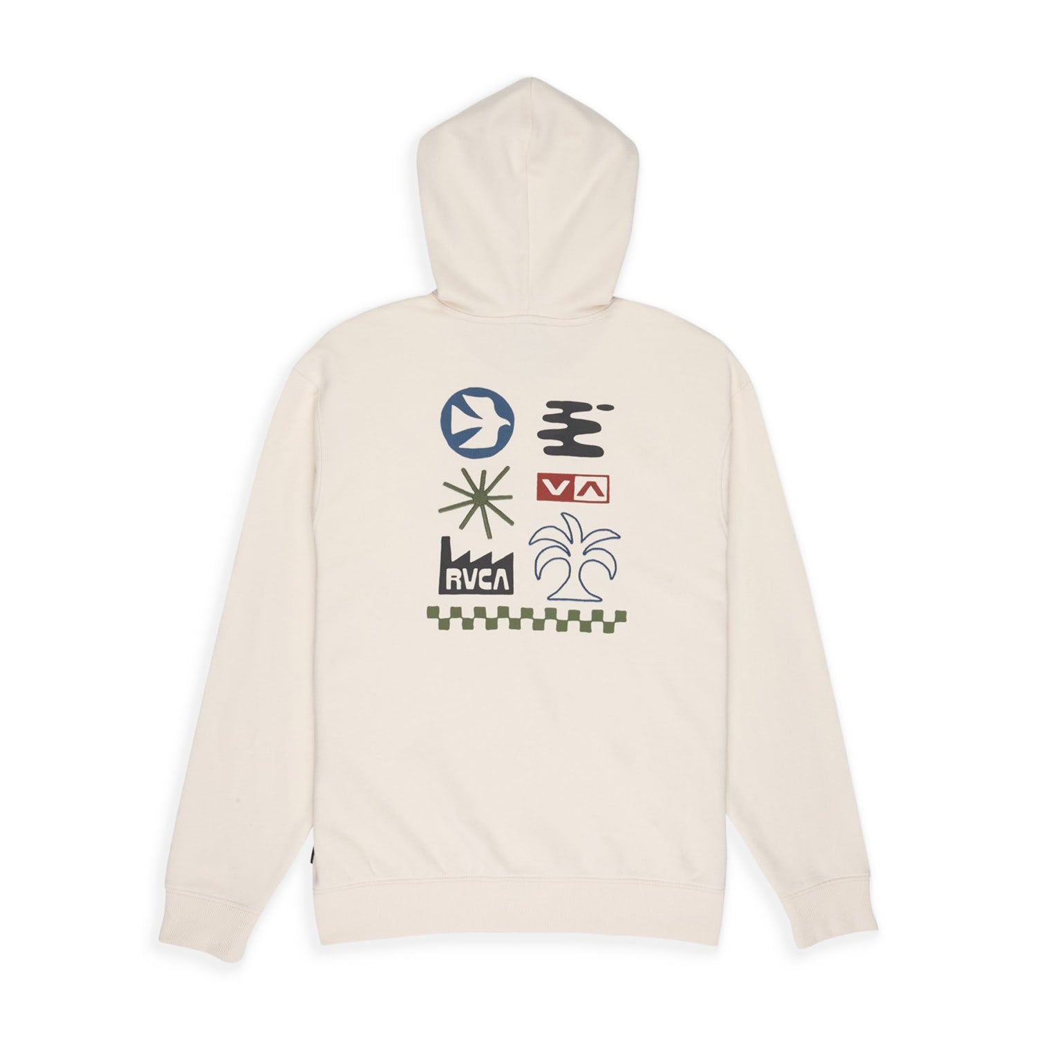 RVCA Mirage Hoodie Salt  - EVYSF00152-WZA0