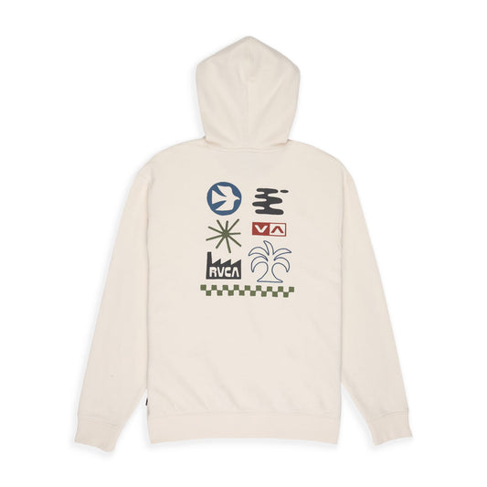 RVCA Mirage Hoodie Salt  - EVYSF00152-WZA0