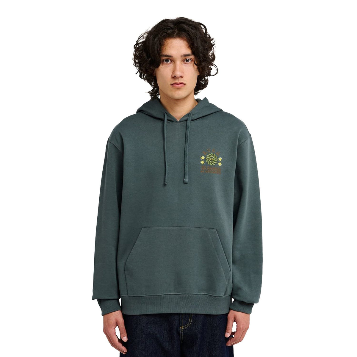 RVCA Iris Hoodie Balsam Green  - EVYSF00170-GNY0
