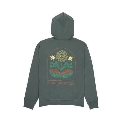 RVCA Iris Hoodie Balsam Green  - EVYSF00170-GNY0