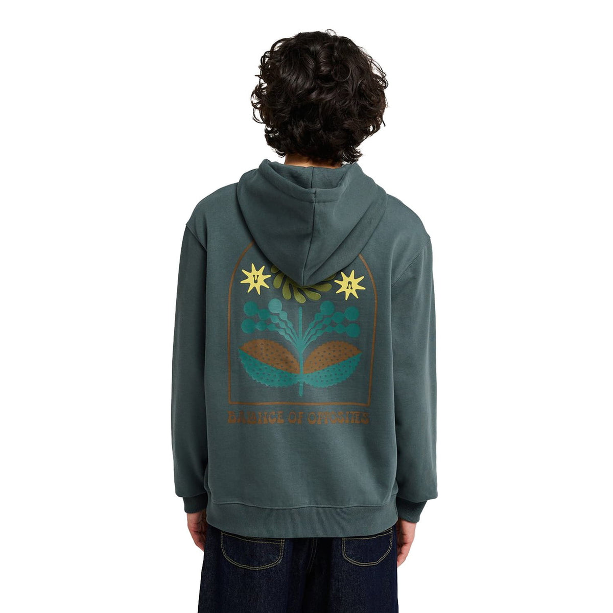 RVCA Iris Hoodie Balsam Green  - EVYSF00170-GNY0