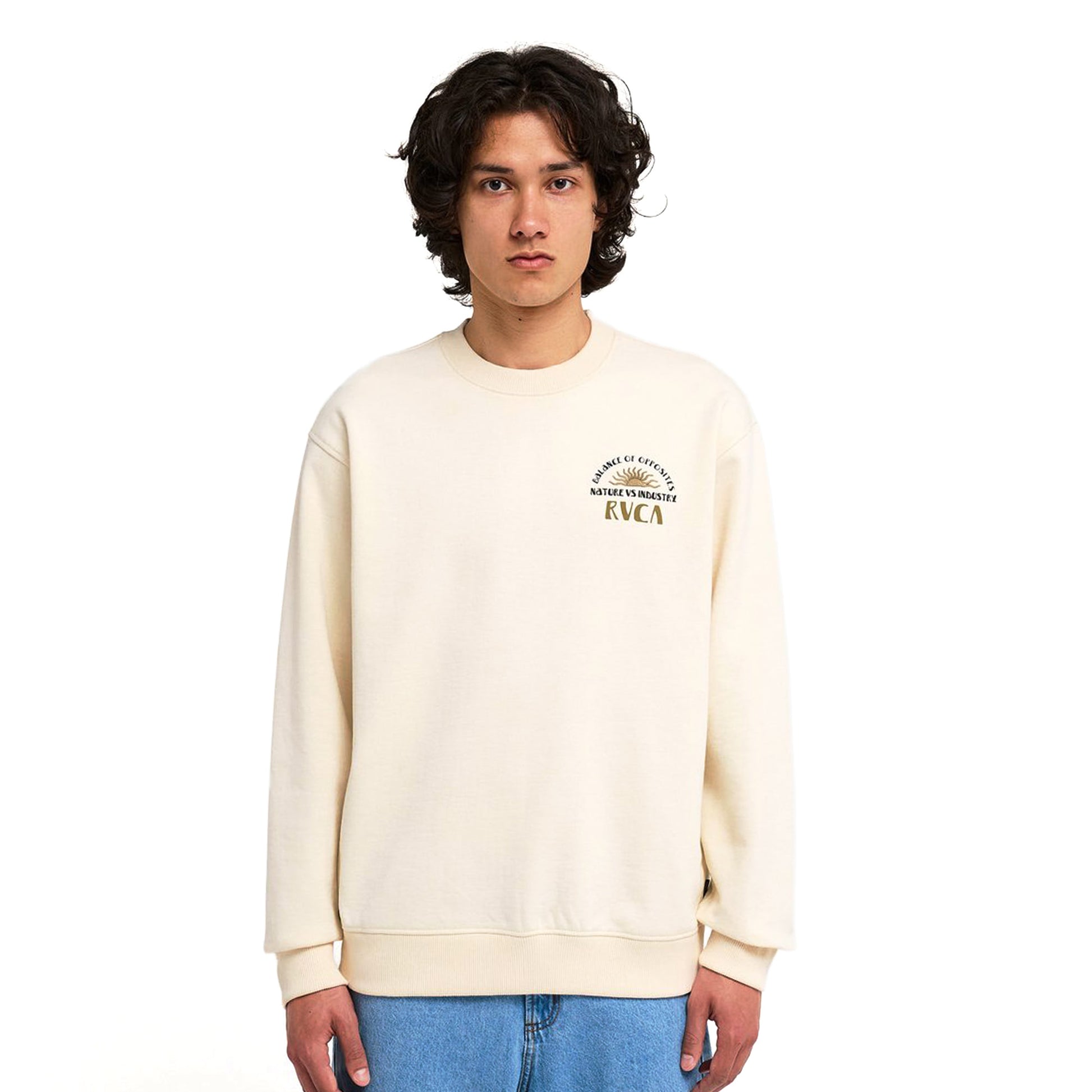 RVCA Sun Industries Crew Salt  - EVYSF00176-WZA0