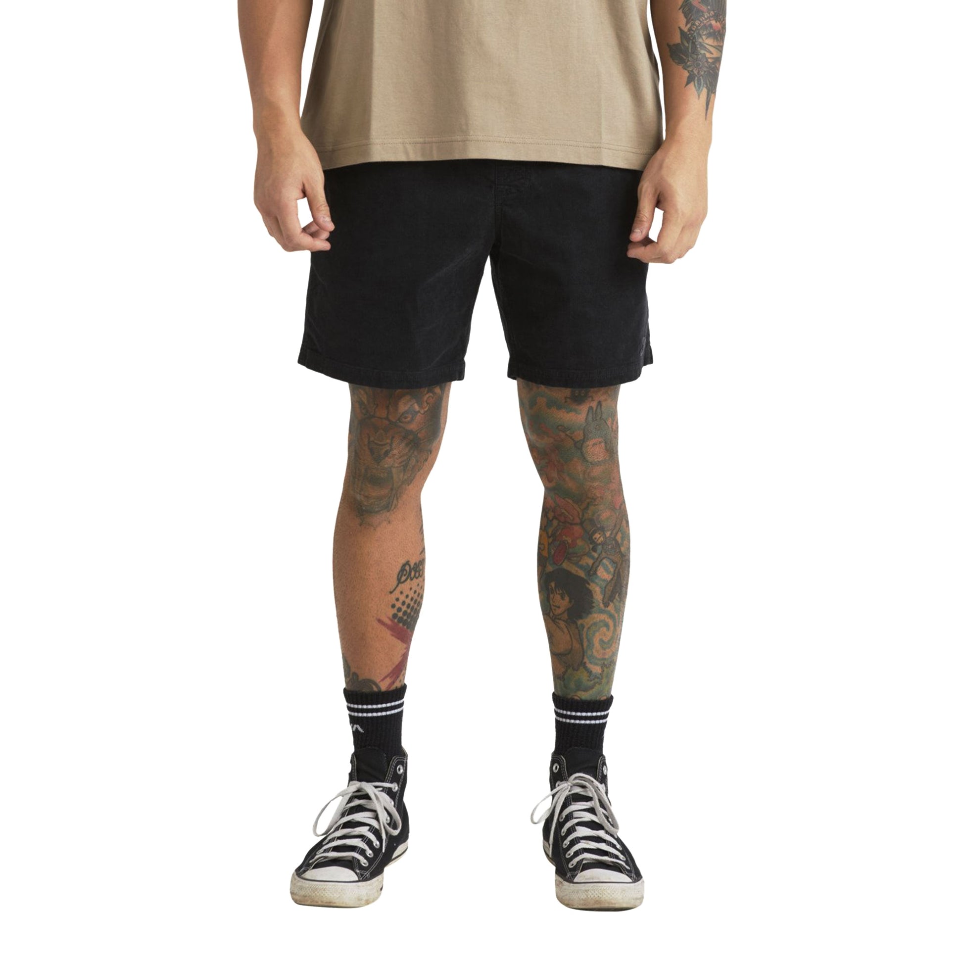 RVCA Escape Elastic Cord II Short Black  - EVYWS03000-BLK