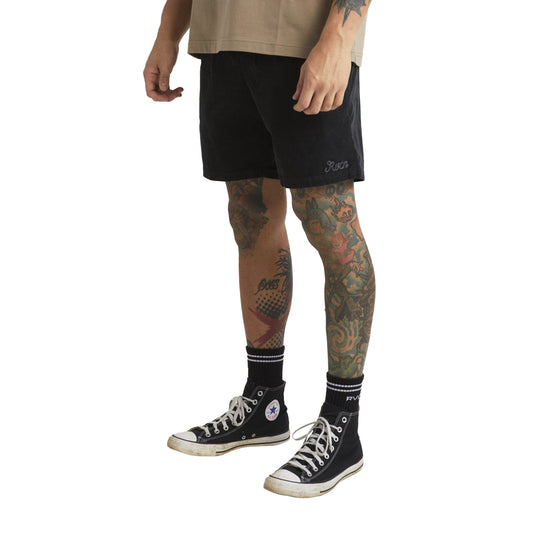 RVCA Escape Elastic Cord II Short Black  - EVYWS03000-BLK