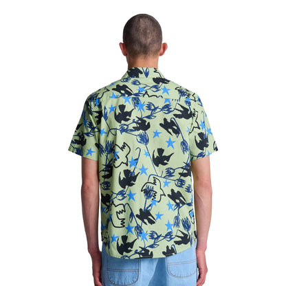 RVCA Antonia Figueiredo Dive In SS Shirt Beechnut  - EVYWT03003-GEJ0