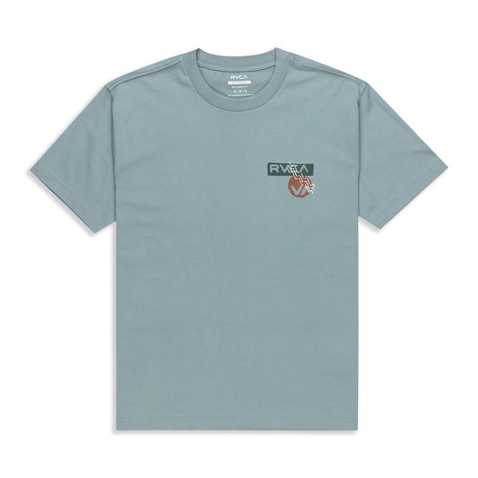 RVCA Desertscape T-Shirt Lead  - EVYZT00240-SLK0