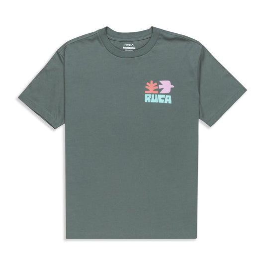 RVCA Mosaic T-Shirt Balsam Green  - EVYZT00242-GNY0