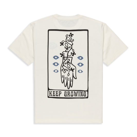 RVCA Keep Growing T-Shirt Antique White  - EVYZT00253-ANW