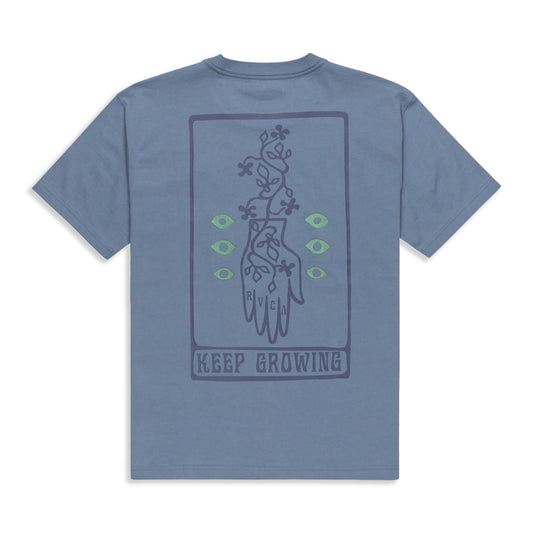 RVCA Keep Growing T-Shirt Vintage Navy  - EVYZT00253-BND0
