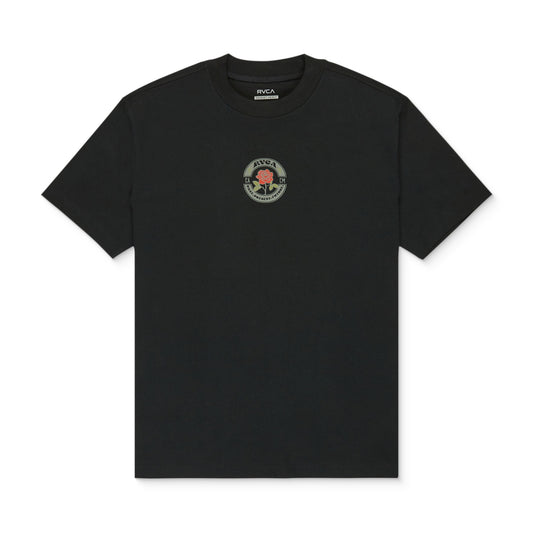 RVCA Roses Poster T-Shirt Black  - EVYZT00281-BLK