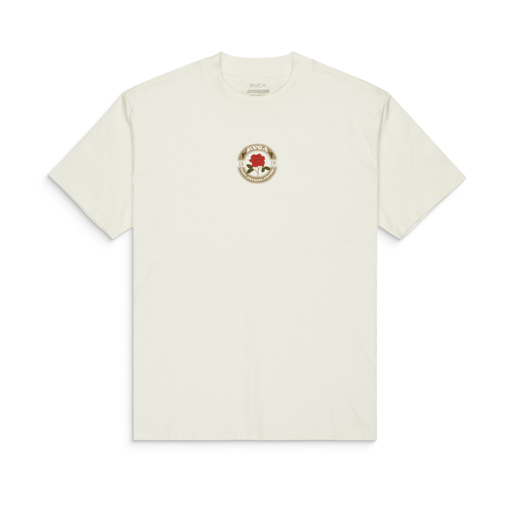 RVCA Roses Poster T-Shirt Salt  - EVYZT00281-WZA0