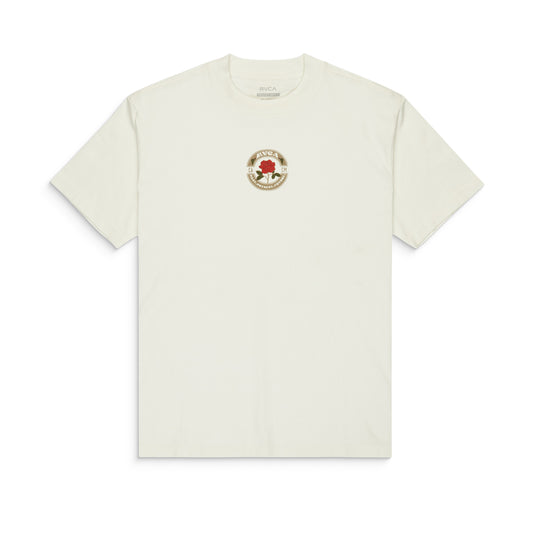 RVCA Roses Poster T-Shirt Salt  - EVYZT00281-WZA0