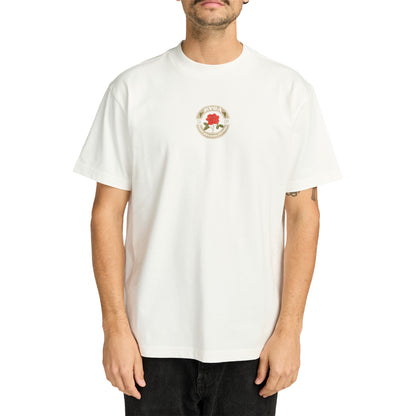 RVCA Roses Poster T-Shirt Salt  - EVYZT00281-WZA0