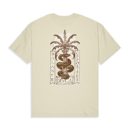 RVCA Serpent T-Shirt Ceramic  - EVYZT00299-CER